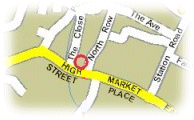 Map to the Atheneaum Centre