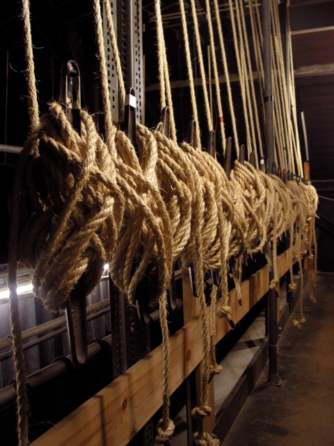 Old Hemp Stage Ropes